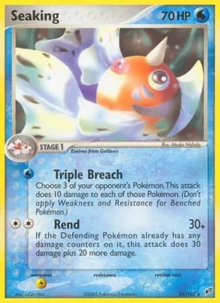 Seaking — EX Deoxys Pokémon TCG card by Atsuko Nishida