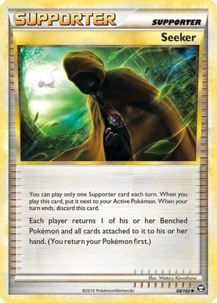 Seeker — Triumphant Pokémon TCG card by Wataru Kawahara