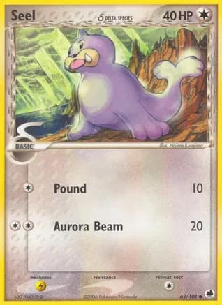 Seel (Delta Species) — EX Dragon Frontiers