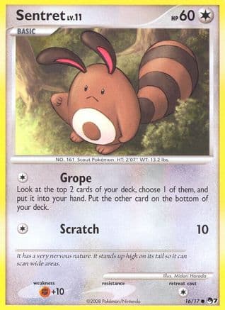 Sentret — POP Series 7 Pokémon TCG card by Midori Harada