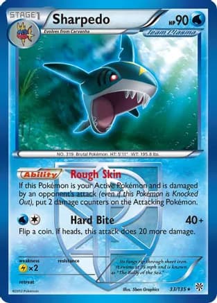 Sharpedo (Team Plasma) — Plasma Storm