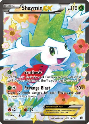 Shaymin EX (Full Art) — Legendary Treasures: Radiant Collection Pokémon TCG card by Kanako Eo