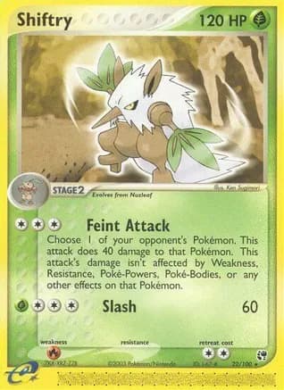 Shiftry - 22/100 — EX Sandstorm