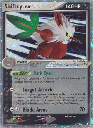 Shiftry ex — Crystal Guardians Pokémon TCG card by Ryo Ueda