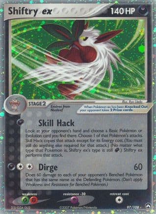 Shiftry ex — Pokémon TCG card