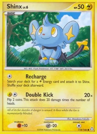 Shinx — Legends Awakened Pokémon TCG card by Masakazu Fukuda