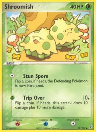 Shroomish — EX Deoxys Pokémon TCG card by Kanako Eo