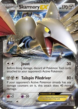 Skarmory EX — XY Base Set Pokémon TCG card by Eske Yoshinob