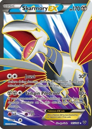 Skarmory EX (145 Full Art) — Pokémon TCG card