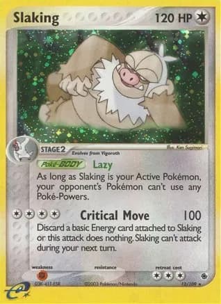 Slaking — EX Ruby and Sapphire