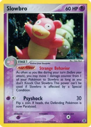 Slowbro — EX FireRed & LeafGreen Pokémon TCG card by Yuka Morii