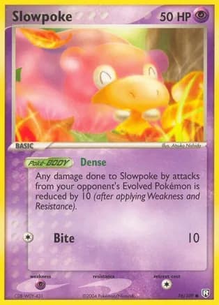 Slowpoke — EX Team Rocket Returns Pokémon TCG card by Atsuko Nishida