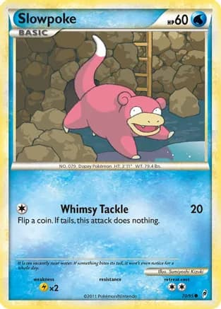 Slowpoke — Call of Legends Pokémon TCG card by Sumiyoshi Kizuki