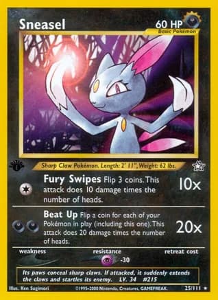 Sneasel — Neo Genesis