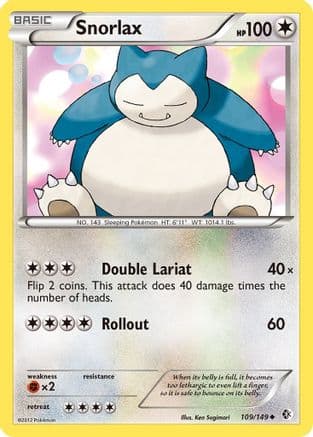Snorlax — Boundaries Crossed Pokémon TCG card by Asako Ito