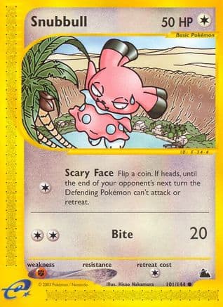 Snubbull — Skyridge Pokémon TCG card by Hisao Nakamura