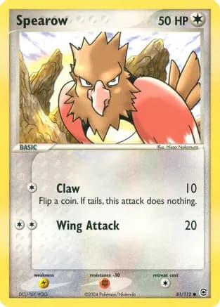 Spearow — EX FireRed & LeafGreen Pokémon TCG card by Hisao Nakamura