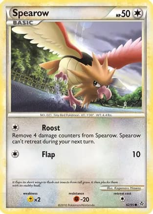 Spearow — Unleashed Pokémon TCG card by Kagemaru Himeno