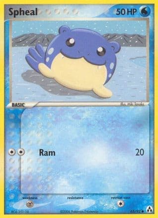 Spheal — Legend Maker Pokémon TCG card by Ken Sugimori
