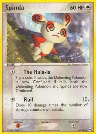 Spinda — EX Hidden Legends Pokémon TCG card by Kagemaru Himeno