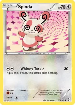 Spinda — Boundaries Crossed Pokémon TCG card by Mitsuhiro Arita