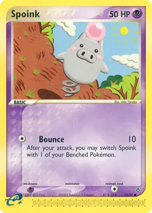 Spoink - 73/97 — EX Dragon