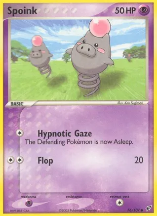 Spoink — EX Deoxys