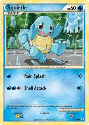Squirtle — Unleashed Pokémon TCG card by Masakazu Fukuda