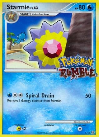 Starmie — Rumble Pokémon TCG card by Pokemon Rumble