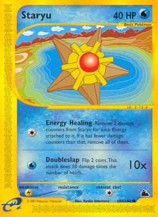 Staryu (103) — Skyridge Pokémon TCG card by Kyoko Umemoto