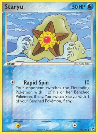 Staryu — EX Deoxys Pokémon TCG card by Yukiko Baba