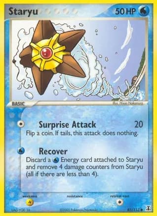 Staryu - 085/113 — EX Delta Species Pokémon TCG card by Hisao Nakamura