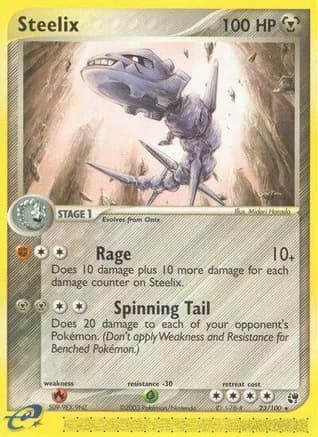 Steelix — EX Sandstorm Pokémon TCG card by Midori Harada