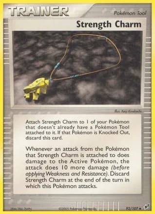 Strength Charm — EX Deoxys Pokémon TCG card by Keiji Kinebuchi