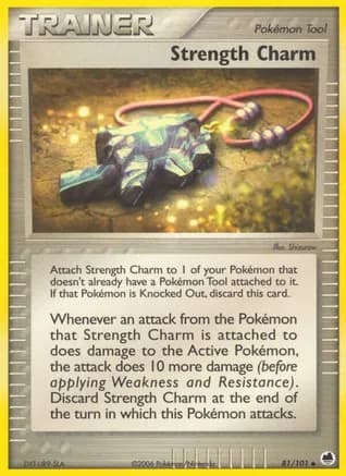 Strength Charm — EX Dragon Frontiers Pokémon TCG card by Shizurow