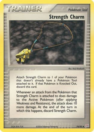 Strength Charm — EX Team Magma vs Team Aqua Pokémon TCG card by Keiji Kinebuchi