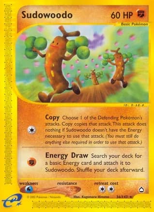 Sudowoodo — Aquapolis