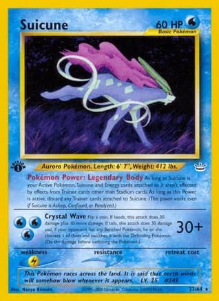 Suicune (27) — Neo Revelation