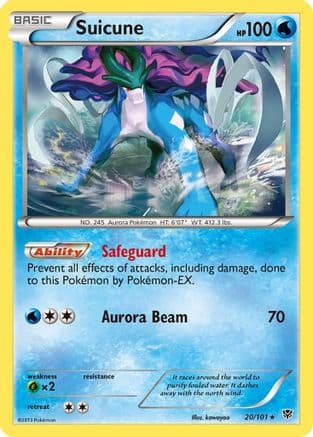Suicune — Plasma Blast Pokémon TCG card by kawayoo