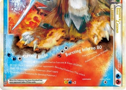 Suicune & Entei Legend (Bottom) — Pokémon TCG card