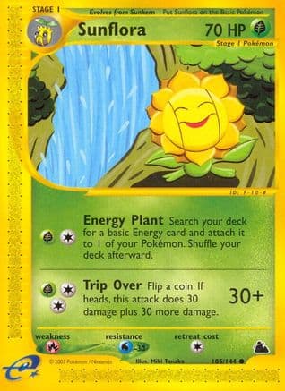 Sunflora — Skyridge Pokémon TCG card by Miki Tanaka