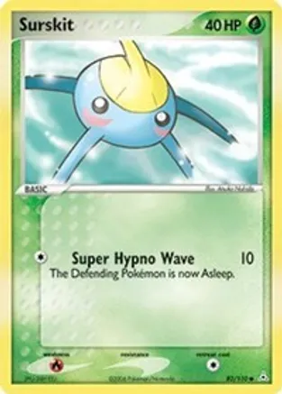 Surskit — EX Holon Phantoms Pokémon TCG card by Atsuko Nishida