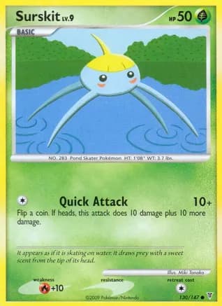 Surskit — Supreme Victors Pokémon TCG card by Miki Tanaka
