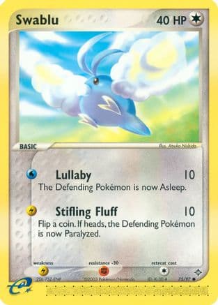 Swablu — Dragon Pokémon TCG card by Atsuko Nishida