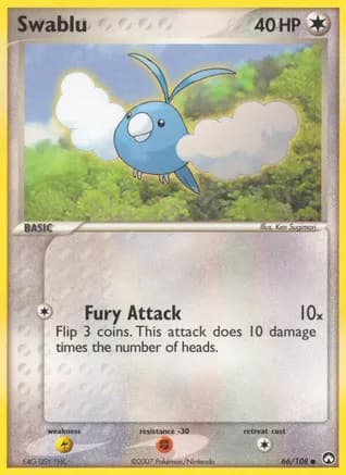 Swablu — EX Power Keepers