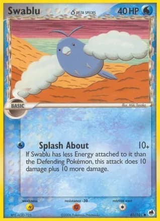 Swablu (Delta Species) — EX Dragon Frontiers