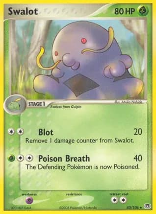 Swalot — EX Emerald Pokémon TCG card by Atsuko Nishida
