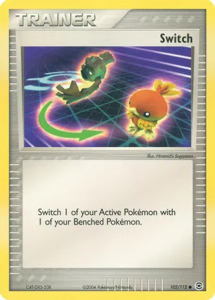 Switch — EX FireRed & LeafGreen Pokémon TCG card by Hideaki Hakozaki