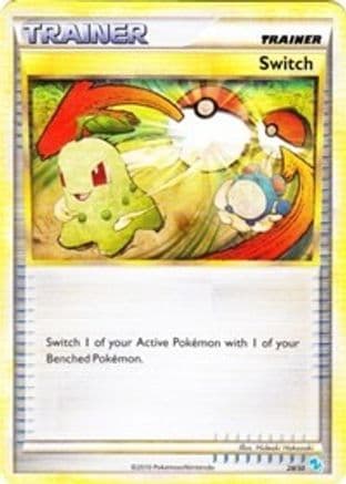 Switch (Gyarados) — HGSS Trainer Kit: Gyarados & Raichu Pokémon TCG card by Miki Tanaka