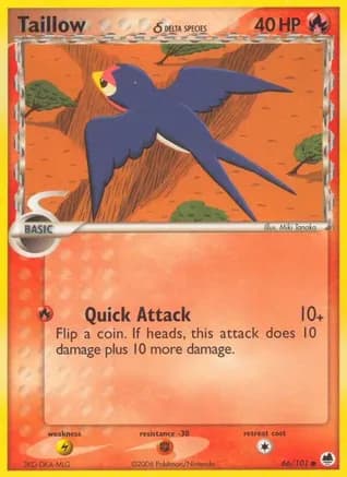 Taillow (Delta Species) — EX Dragon Frontiers